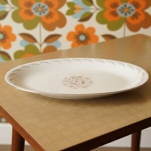 Mikasa‎ Edna Oval Serving Platter, Vintage Fine China, Replacement Dinnerware